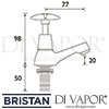 Bristan Head Basin Taps 6 Litre Flow Limit Dimensions
